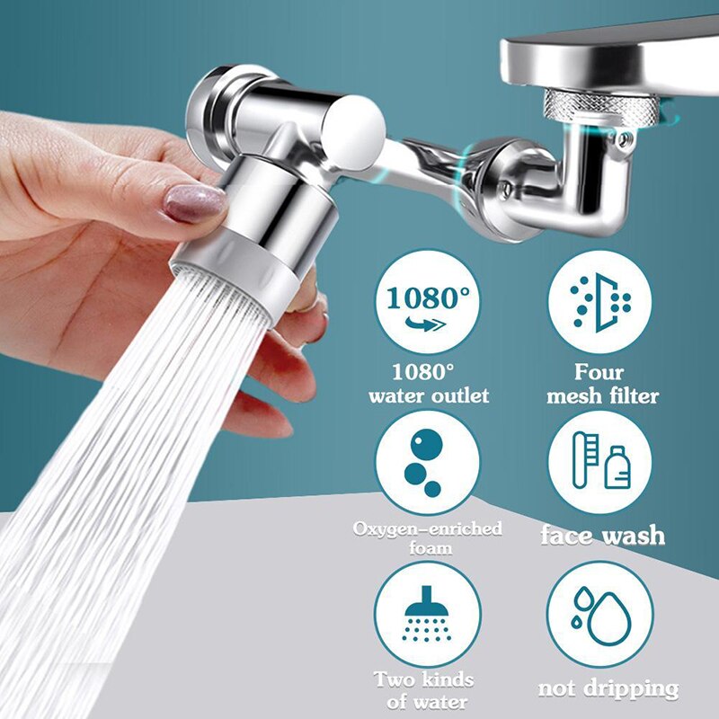 EPibuss Hibbent Universal 2 Spray Modes  Kitchen/Bathroom Faucet Extender