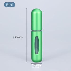 EPibuss 5ml  Portable Liquid Mini Aluminum Container  Perfume Atomizer For Traveling