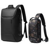 EPibuss Anti-theft Men Waterproof Multifunction Crossbody Short Trip Chest Backpack