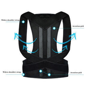 EPibuss Adjustable  Back Support Shoulder Back Brace Posture For Correction Of Spine