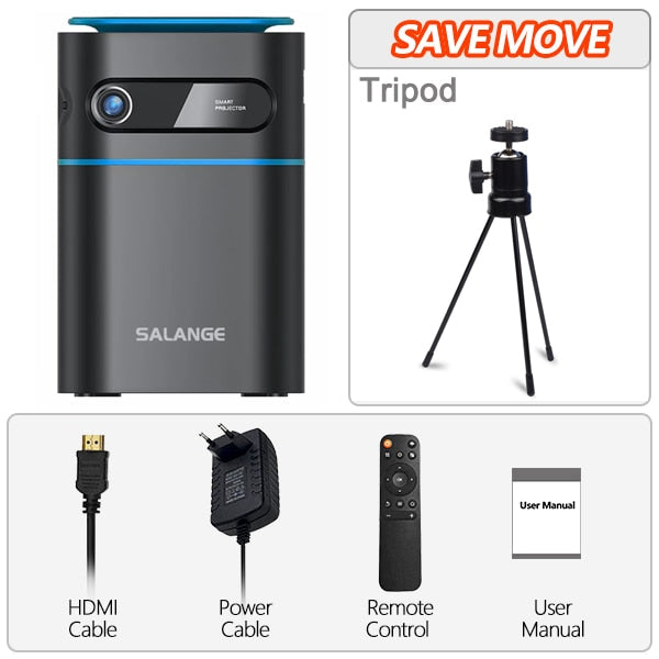 EPibuss Salange  Mini  Projector Smartphone For Home Cinema