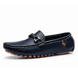EPibuss Men Leather Moccasin Golf shoes