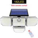 EPibuss Out/indoor Solar Adjustable  Waterproof Heads Security LED Lights