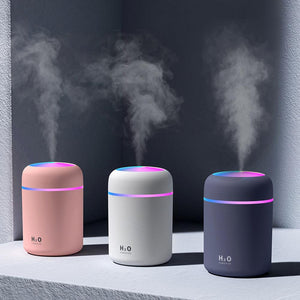 EPibuss Portable Aroma Oil Diffuser Electric Air Humidifier with Colorful Night Light for Home Car