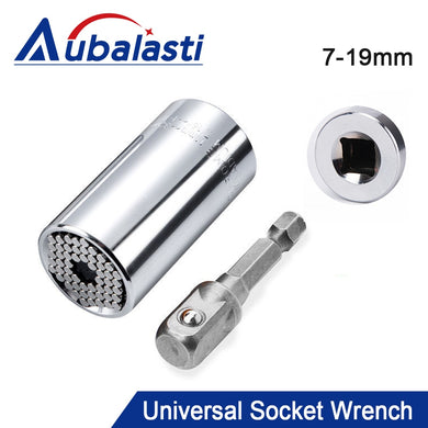 EPibuss Multifunctional 7-19mm Universal Torque Wrench Socket Wrench