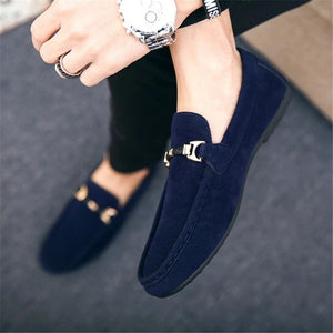 EPibuss Men  Black Blue Red Loafers  Moccasin Soft Comfortable  Flats Sneakers