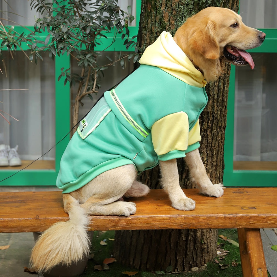 EPibuss Autumn Winter Warm HOOPET Thick Hoodie Jacket For Medium Large Dogs