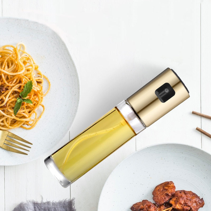 EPibuss Kitchen Stainless Leak-proof Steel Olive Oil Spray Bottle