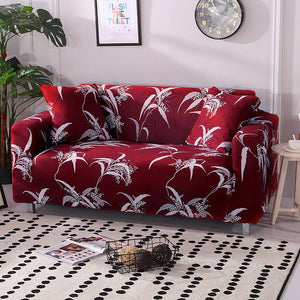 EPibuss Stretch Elastic Polyester Printed Sofa/Couch Covers for Living Room