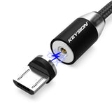 EPibuss KEYSION LED Magnetic USB Cable Fast Charging Type C Cable Magnet Charger