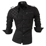 EPibuss Men Dress Fashion  Long Sleeve Shirts