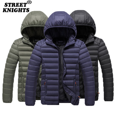 EPibuss Men Winter New Casual Warm Thick Waterproof Jacket