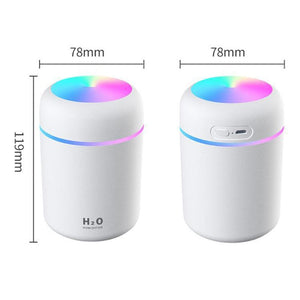 EPibuss Portable Aroma Oil Diffuser Electric Air Humidifier with Colorful Night Light for Home Car