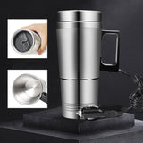 EPibuss 12V/24V Stainless Steel  Vehicle, Camping, Travel  Water Coffee Heating Kettle