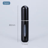 EPibuss 5ml  Portable Liquid Mini Aluminum Container  Perfume Atomizer For Traveling