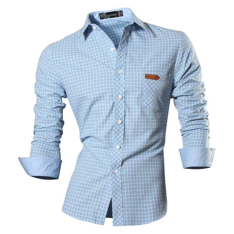 EPibuss Men Dress Fashion  Long Sleeve Shirts