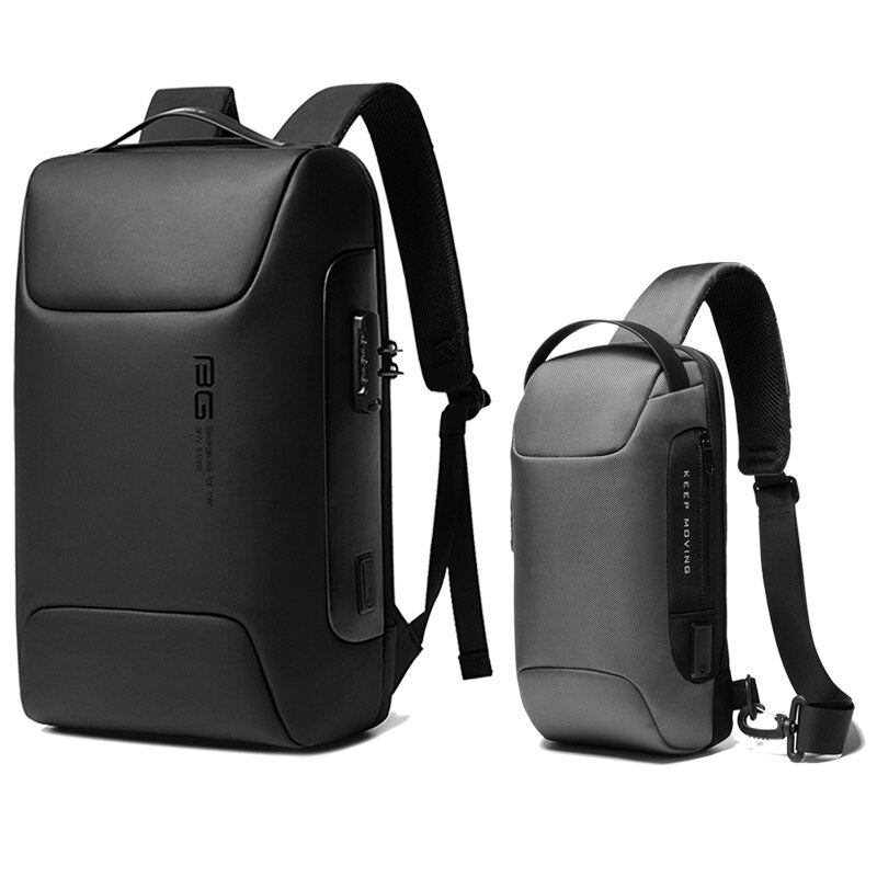 EPibuss Anti-theft Men Waterproof Multifunction Crossbody Short Trip Chest Backpack