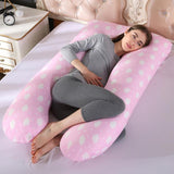 EPibuss Side Sleeper Maternity Sleeping Support U Shape 100% Cotton Full Body Pillow for Pregnant Women