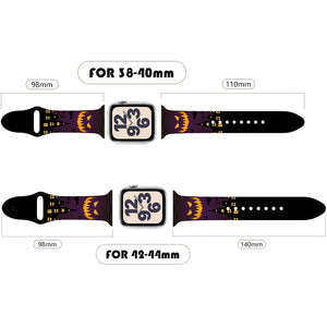 EPibuss Halloween Strap For Apple Watch Band 45mm 41mm 44mm 40mm Silicone