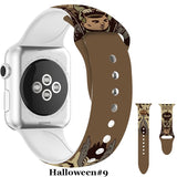 EPibuss Halloween Strap For Apple Watch Band 45mm 41mm 44mm 40mm Silicone