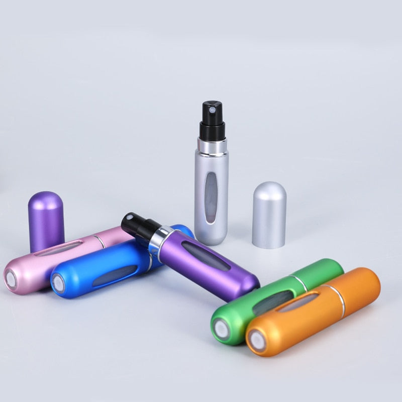 EPibuss 5ml  Portable Liquid Mini Aluminum Container  Perfume Atomizer For Traveling