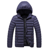 EPibuss Men Winter New Casual Warm Thick Waterproof Jacket