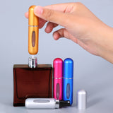 EPibuss 5ml  Portable Liquid Mini Aluminum Container  Perfume Atomizer For Traveling