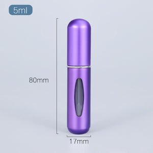 EPibuss 5ml  Portable Liquid Mini Aluminum Container  Perfume Atomizer For Traveling