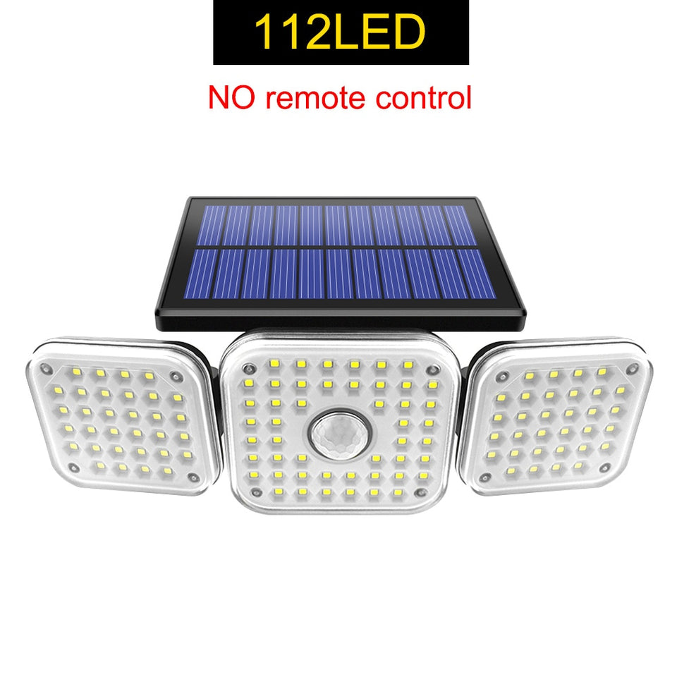 EPibuss Out/indoor Solar Adjustable  Waterproof Heads Security LED Lights