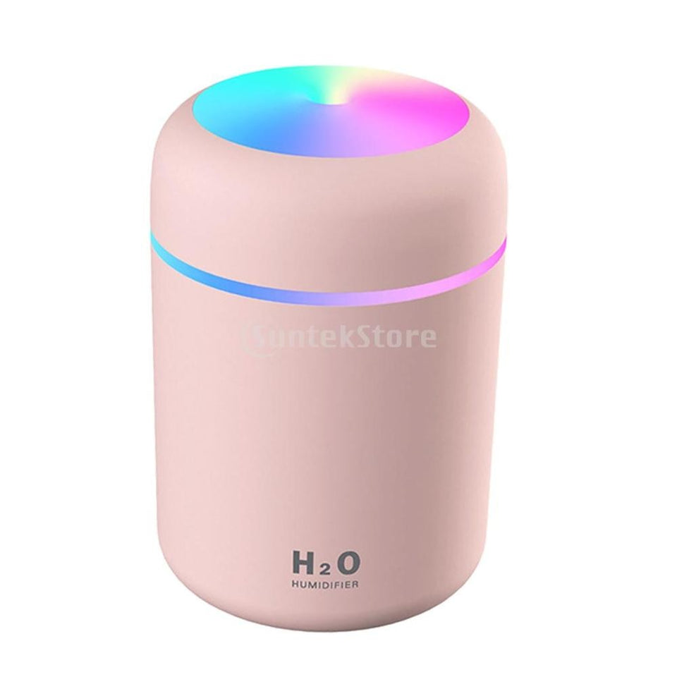 EPibuss Portable Aroma Oil Diffuser Electric Air Humidifier with Colorful Night Light for Home Car