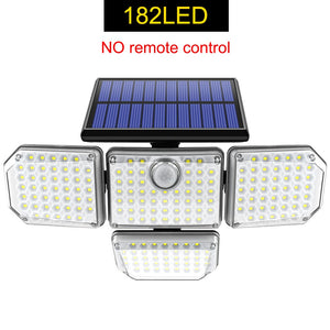 EPibuss Out/indoor Solar Adjustable  Waterproof Heads Security LED Lights