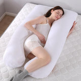 EPibuss Side Sleeper Maternity Sleeping Support U Shape 100% Cotton Full Body Pillow for Pregnant Women