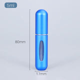 EPibuss 5ml  Portable Liquid Mini Aluminum Container  Perfume Atomizer For Traveling