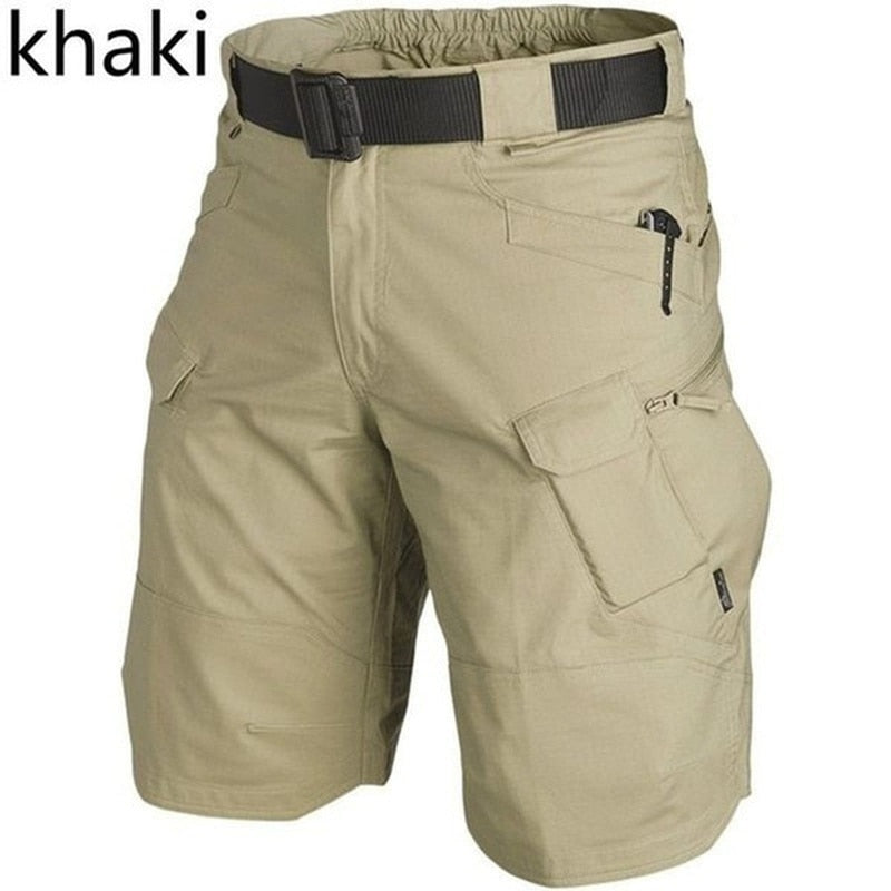 EPibuss Men Summer Outdoor Sports Army Multi-Pocket Shorts