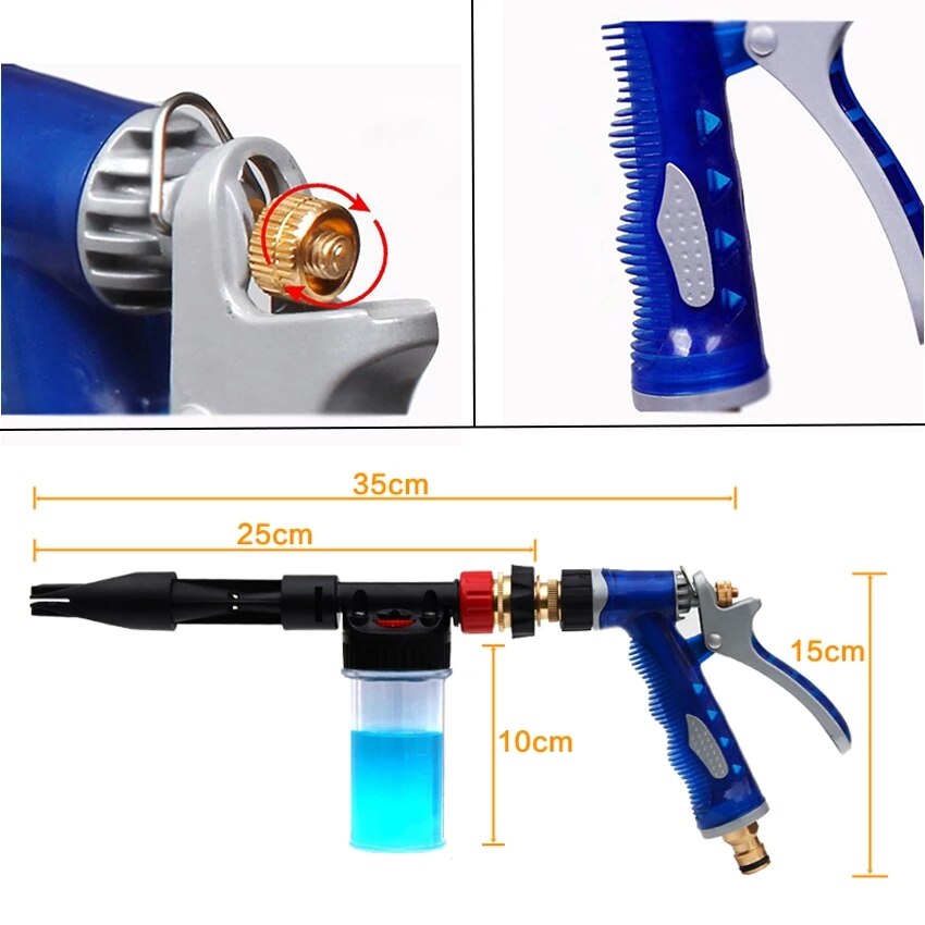 EPibuss High Pressure Car Washer/Nozzle Garden  Metal Water Sprinkler Gun