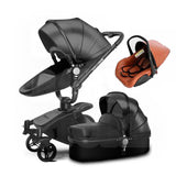 EPibuss Luxury Baby Stroller 3 in 1 with Car Seat