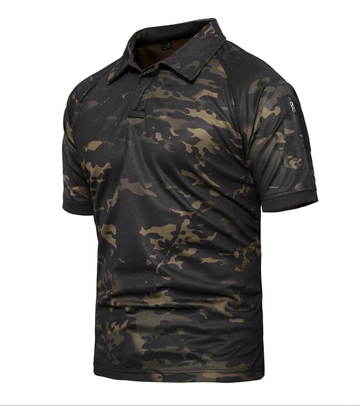 EPibuss Men Breathable Army Combat Tactical Polo Shirts