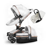 EPibuss Luxury Baby Stroller 3 in 1 with Car Seat