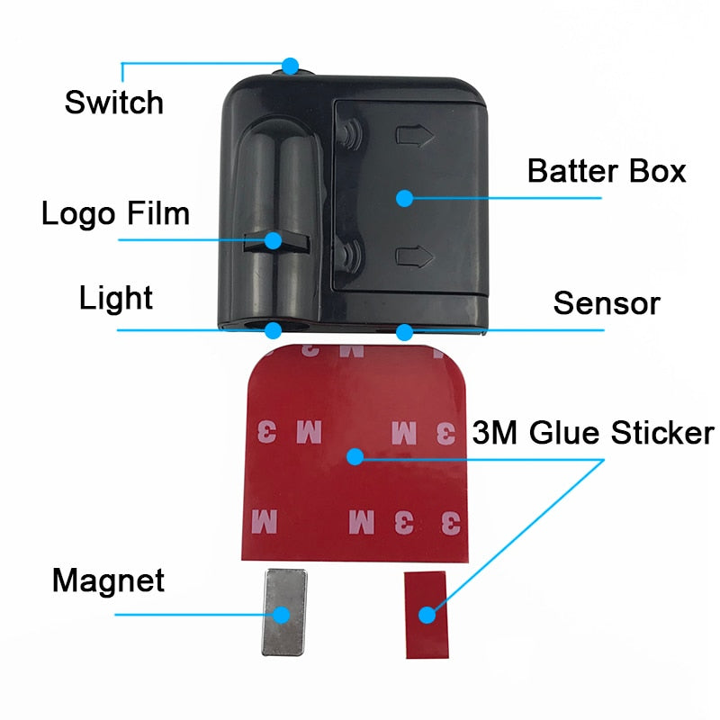 EPibuss Wireless Car Door Welcome Night Light Logo Projector