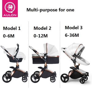 EPibuss Luxury Baby Stroller 3 in 1 with Car Seat