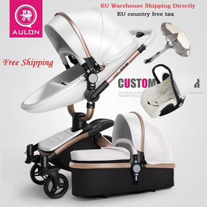 EPibuss Luxury Baby Stroller 3 in 1 with Car Seat