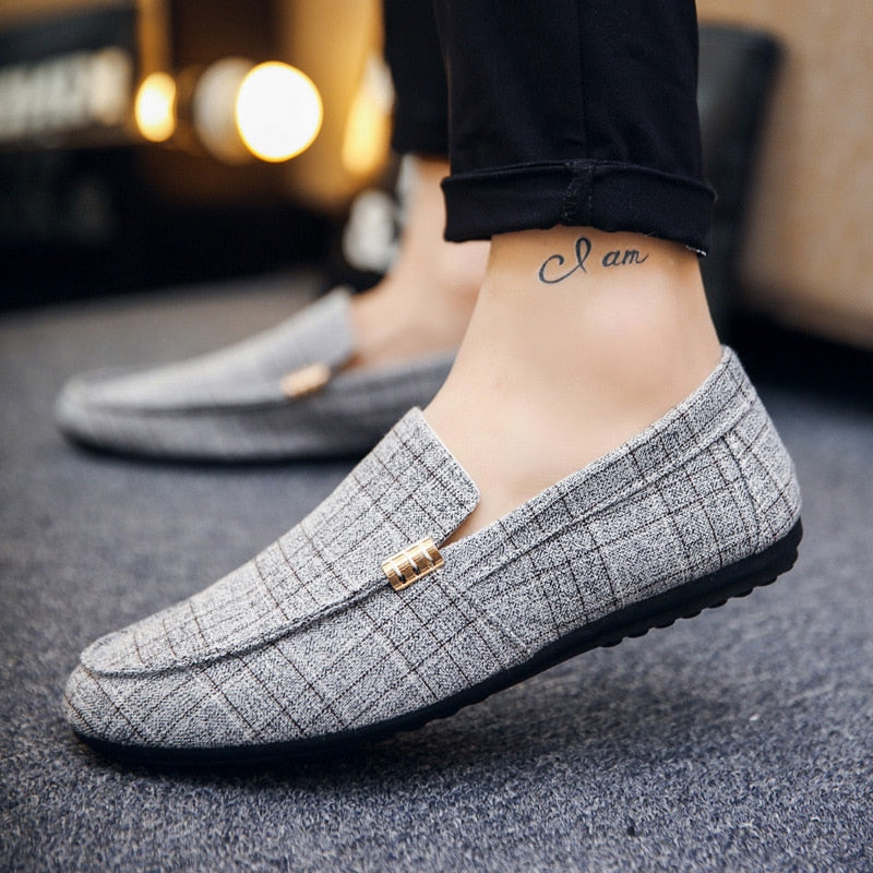 EPibuss Spring Summer Men Breathable Loafers Shoes