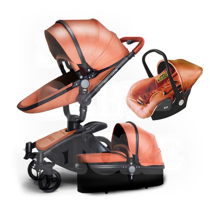 EPibuss Luxury Baby Stroller 3 in 1 with Car Seat