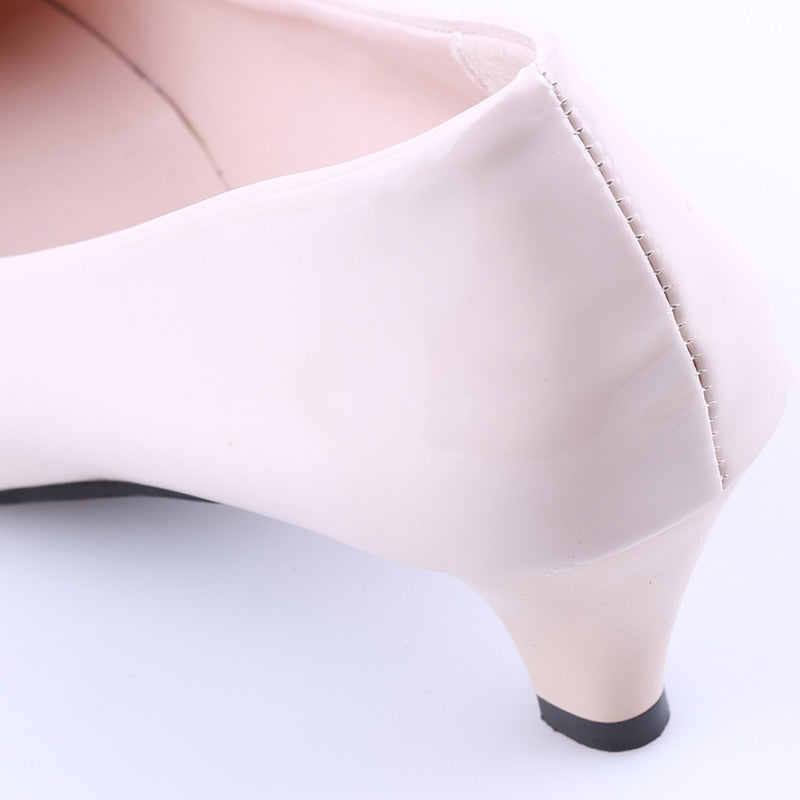 EPibuss Pumps Medium Heel Nude Sexy High Heels Weeding Shoes