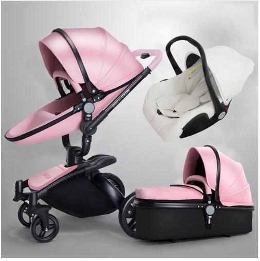 EPibuss Luxury Baby Stroller 3 in 1 with Car Seat