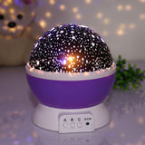 EPibuss Romantic Rotating  Star Moon Sky Projector Night Light For Kids Baby Sleep