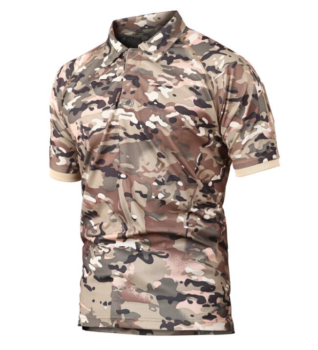 EPibuss Men Breathable Army Combat Tactical Polo Shirts