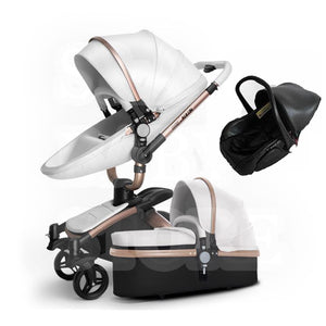 EPibuss Luxury Baby Stroller 3 in 1 with Car Seat