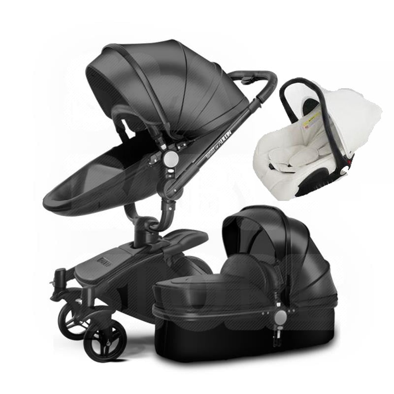 EPibuss Luxury Baby Stroller 3 in 1 with Car Seat