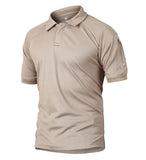 EPibuss Men Breathable Army Combat Tactical Polo Shirts